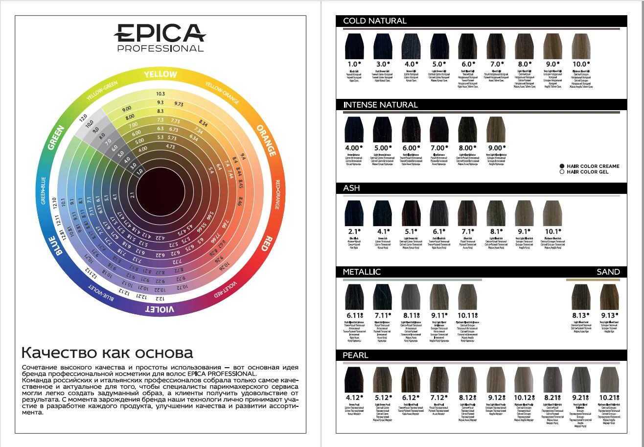 Стойкая крем-краска блонд 12УГТ Epica Professional Color Shade Hair Color Cream