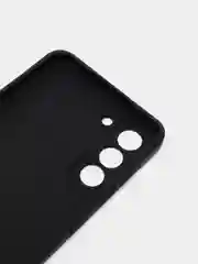 Черный чехол для Samsung Galaxy S21 FE, S21FE (Самсунг Галакси С21 ФЕ, С21ФЕ), прозрачный