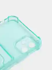 Зеленый чехол для iPhone XR, 11, 12, 13, 14, Pro, Pro Max, 7 / 8, 7 Plus, с карманом для карт