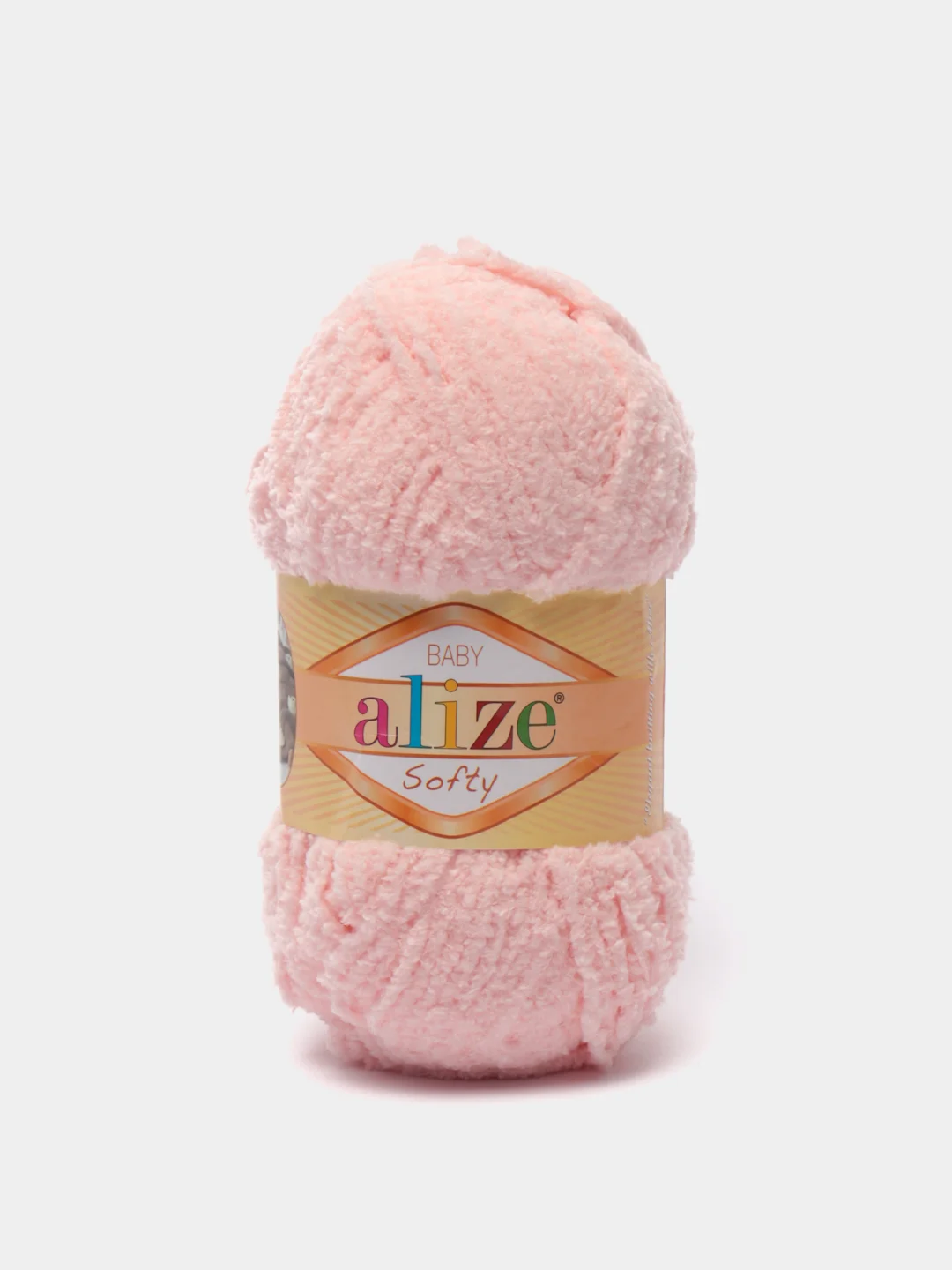 Пудровый пряжа Alize Softy, микрополиэстер, 50 г, 115 м