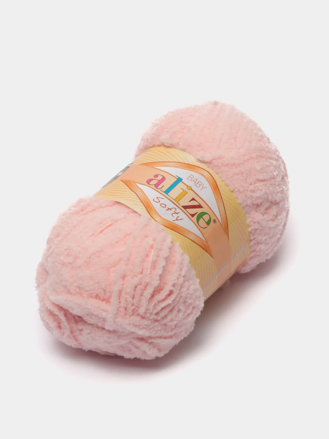 Пудровый пряжа Alize Softy, микрополиэстер, 50 г, 115 м