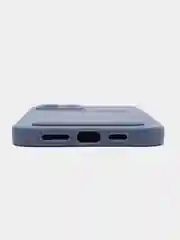 Светло-синий чехол для iPhone XR, 11, 12 Pro Max, с карманом для карты