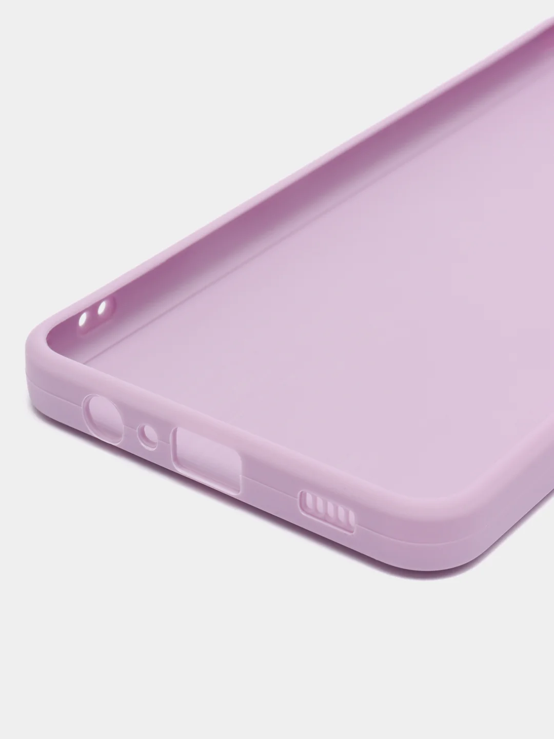 Сиреневый чехол для Samsung Galaxy A12 / M12 (Самсунг А12 / М12), силиконовый