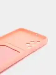 Зеленый чехол Samsung Galaxy A23, Самсунг Галакси А23 силиконовый с карманом для карты