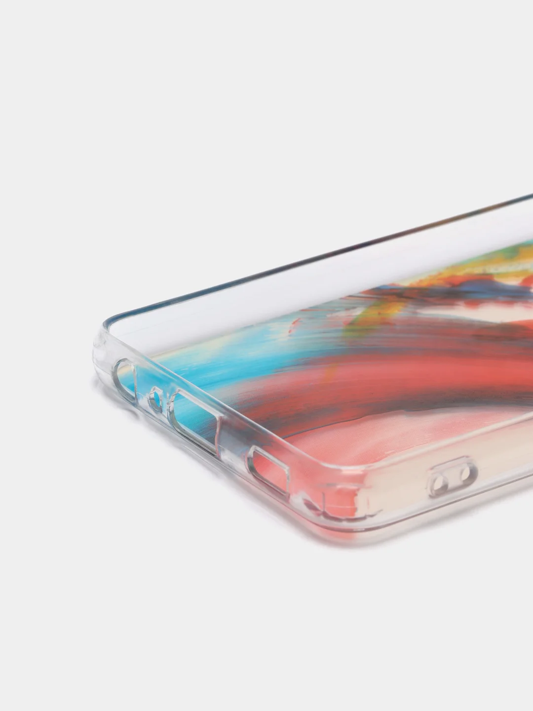 Красный чехол Samsung Galaxy A32, Самсунг Галакси А32 твердый, прозрачный, с рисунком