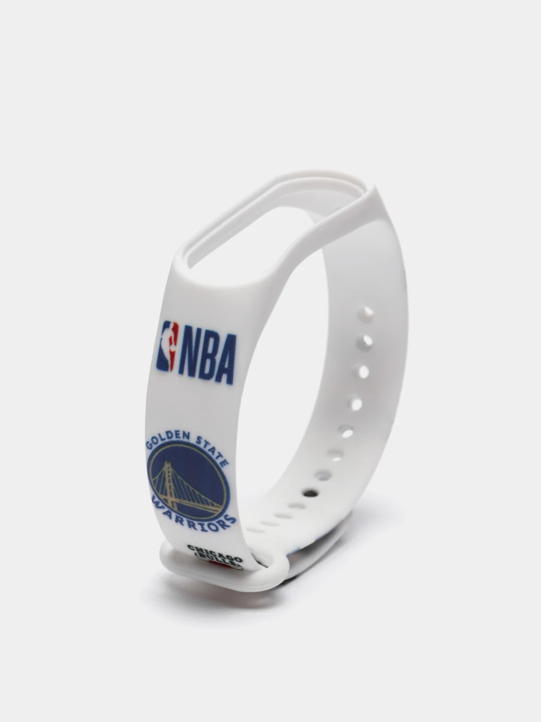 Лазурный силиконовый ремешок с принтом для Xiaomi Mi Band 7 / 3 / 4 / 5 / 6