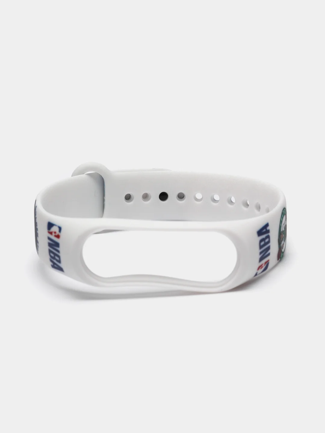 Лазурный силиконовый ремешок с принтом для Xiaomi Mi Band 7 / 3 / 4 / 5 / 6