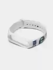 Лазурный силиконовый ремешок с принтом для Xiaomi Mi Band 7 / 3 / 4 / 5 / 6