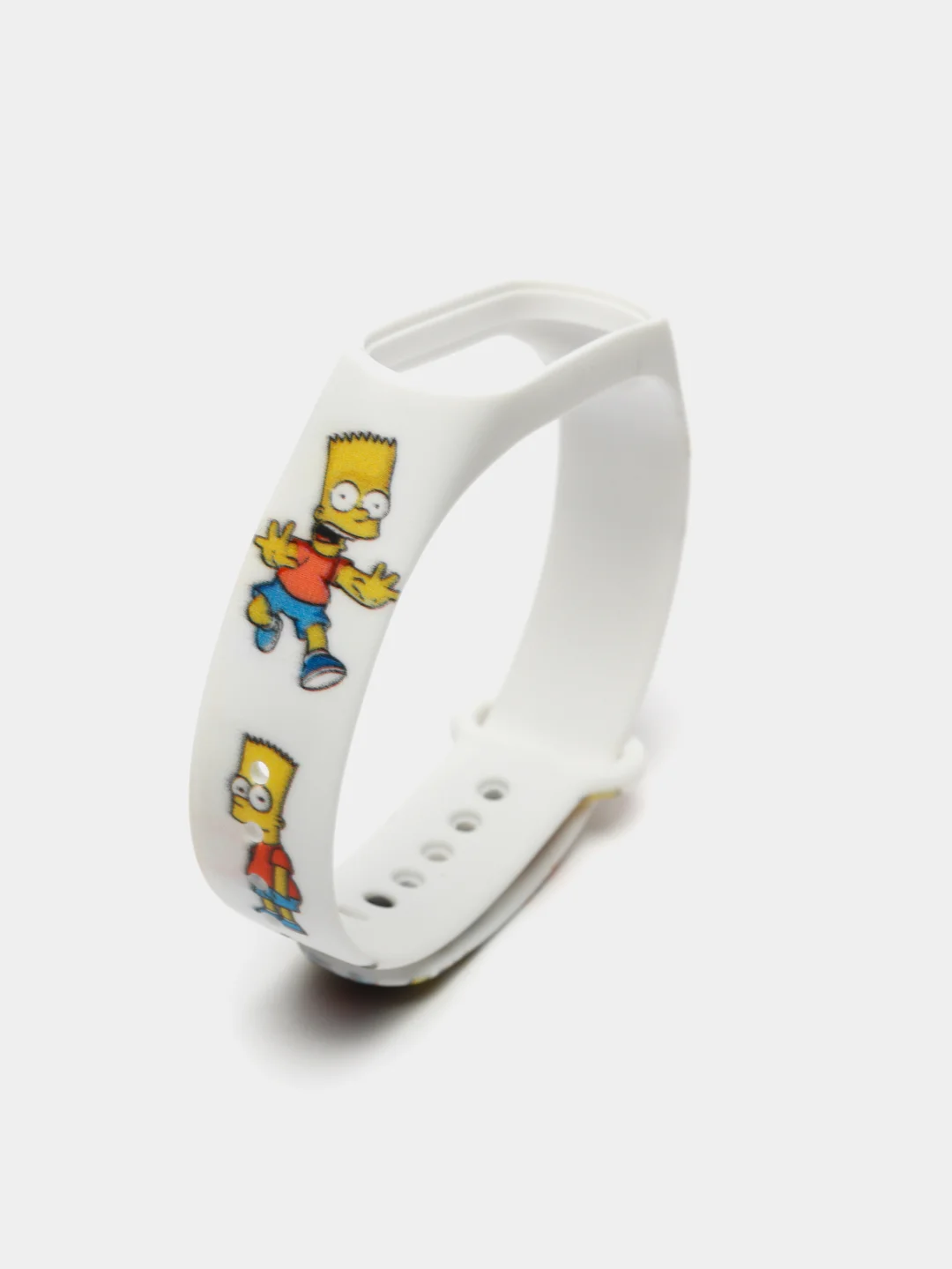 Золотой силиконовый ремешок с принтом для Xiaomi Mi Band 7 / 3 / 4 / 5 / 6