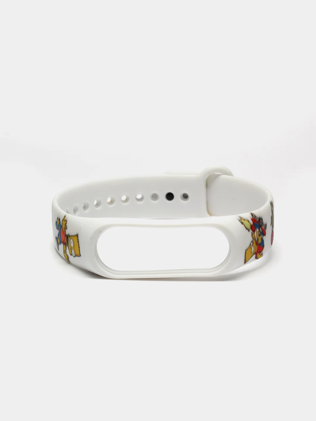 Золотой силиконовый ремешок с принтом для Xiaomi Mi Band 7 / 3 / 4 / 5 / 6