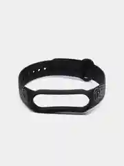 Коричневый силиконовый ремешок с принтом для Xiaomi Mi Band 7 / 3 / 4 / 5 / 6