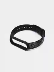 Коричневый силиконовый ремешок с принтом для Xiaomi Mi Band 7 / 3 / 4 / 5 / 6