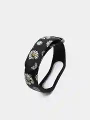 Шоколадный силиконовый ремешок с принтом для Xiaomi Mi Band 7 / 3 / 4 / 5 / 6