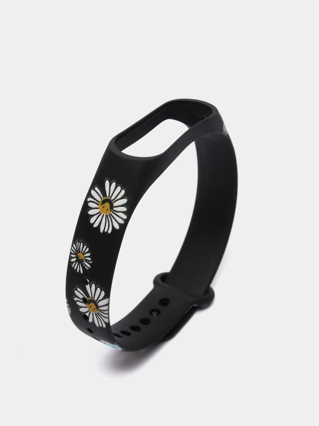Шоколадный силиконовый ремешок с принтом для Xiaomi Mi Band 7 / 3 / 4 / 5 / 6