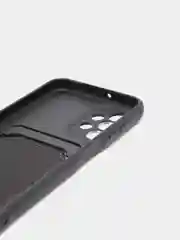 Черный чехол Samsung Galaxy A23, Самсунг Галакси А23 силиконовый с карманом для карты