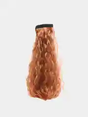 Медный хвост накладной, мелкая волна на липучке, шиньон