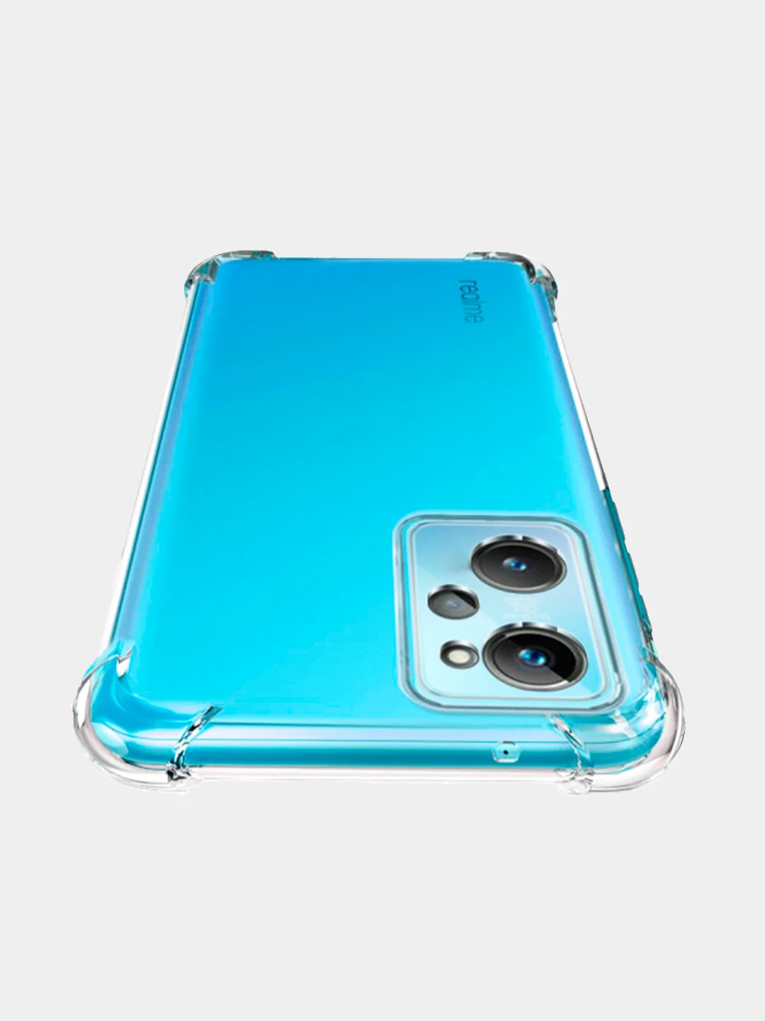 Чехол прозрачный для Realme 9 Pro Plus, с защитой углов и камеры