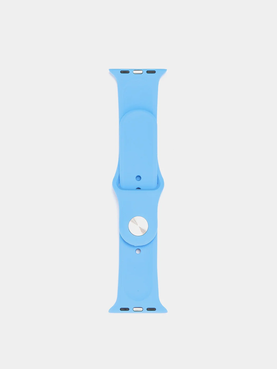 Синий ремешок для Apple Watch, силиконовый