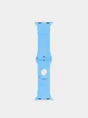 Синий ремешок для Apple Watch, силиконовый