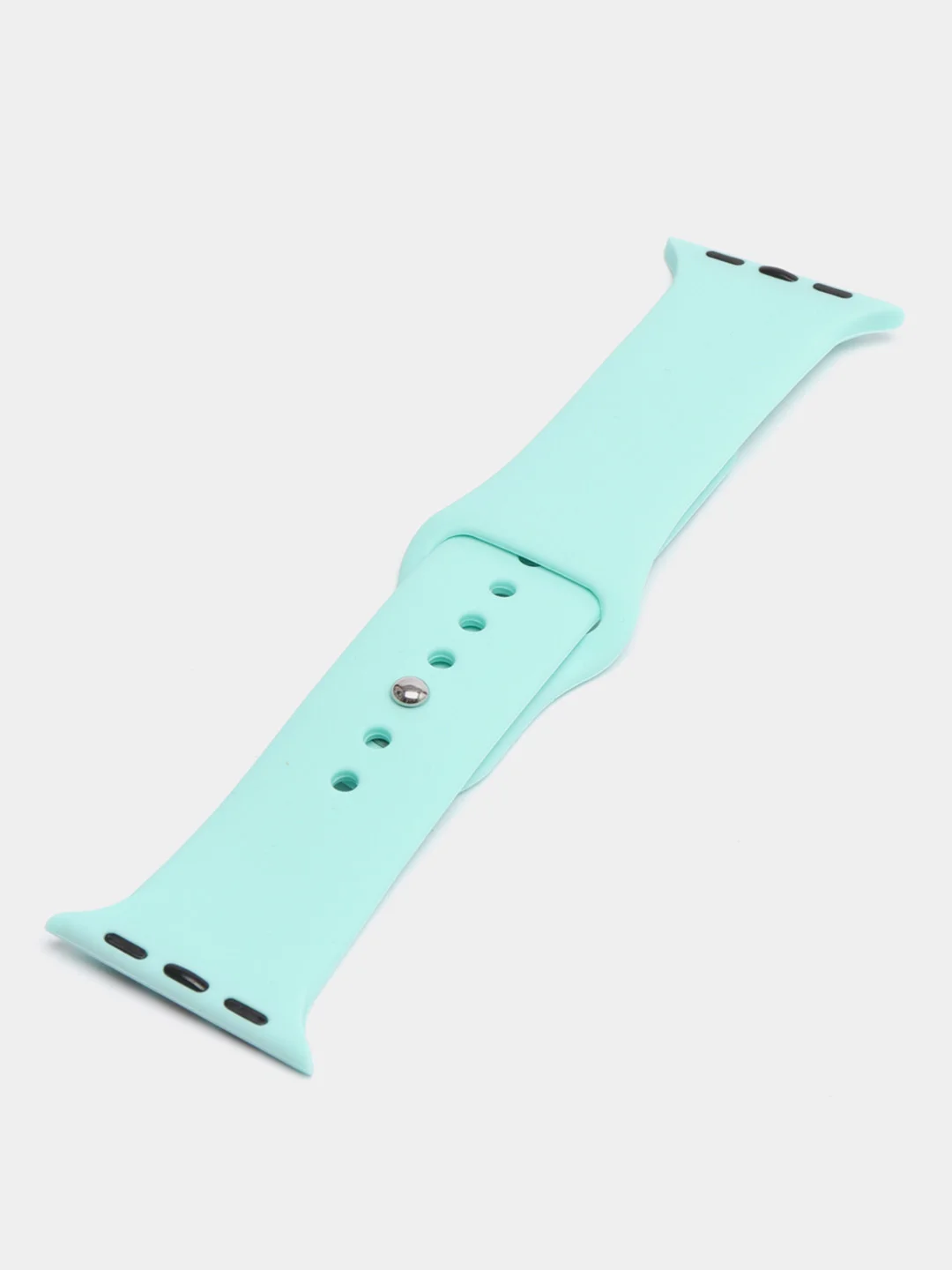 Бирюзовый ремешок для Apple Watch, силиконовый