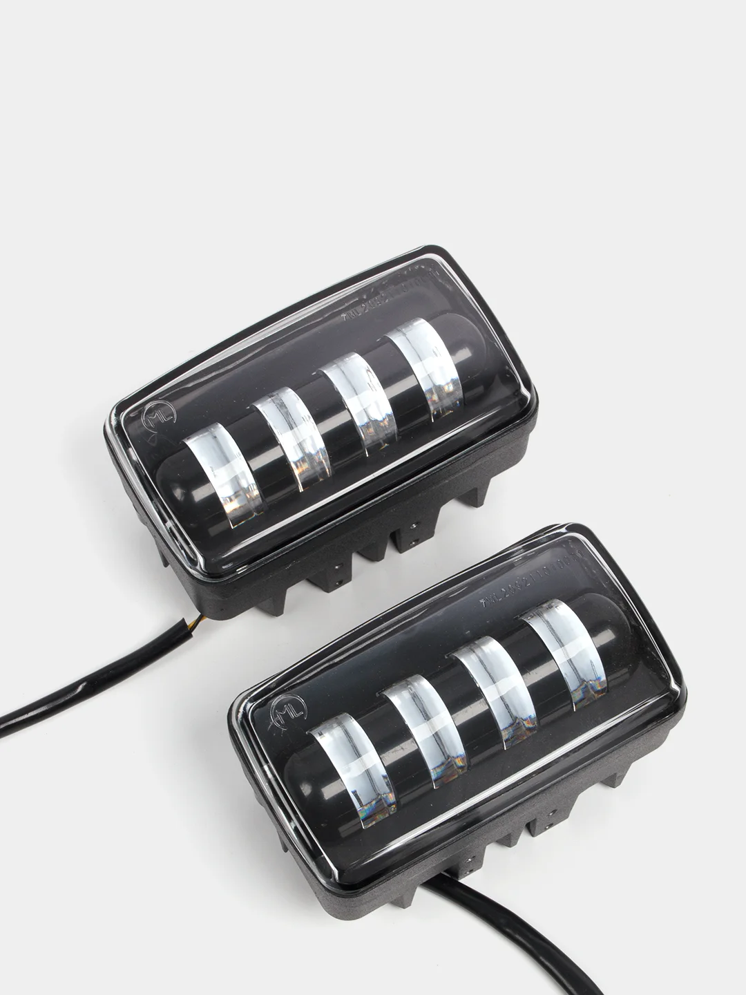 Фары противотуманные, ПТФ, LED, универсальные, 4 линзы, 50W