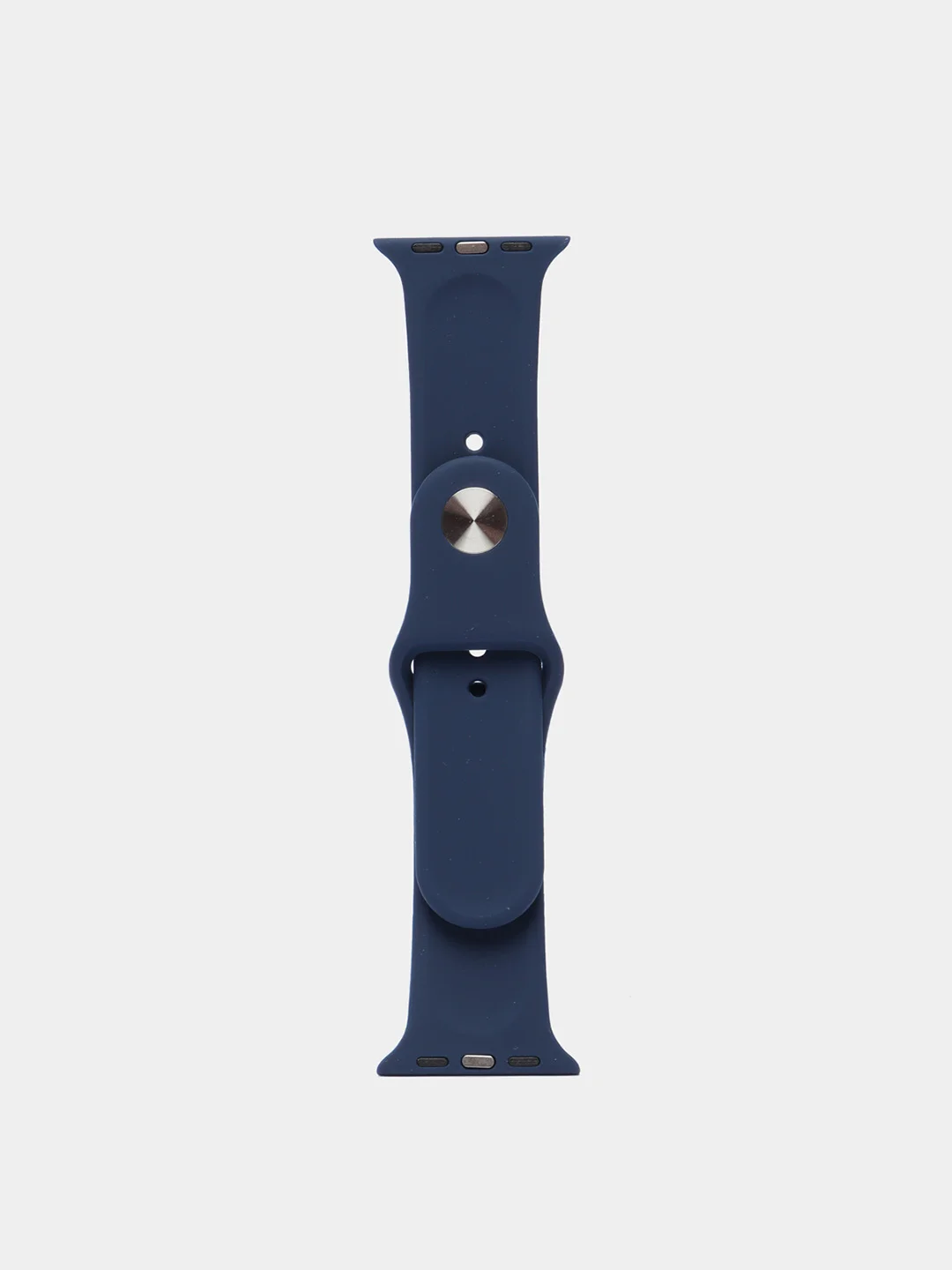 Темно-синий ремешок для Apple Watch, силиконовый