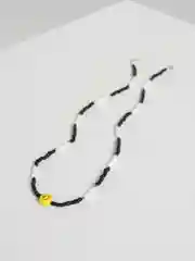 Черный бисерные бусы для маски