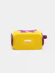 Желтый чехол для беспроводных наушников Apple AirPods 1, 2, с карабином, силиконовый