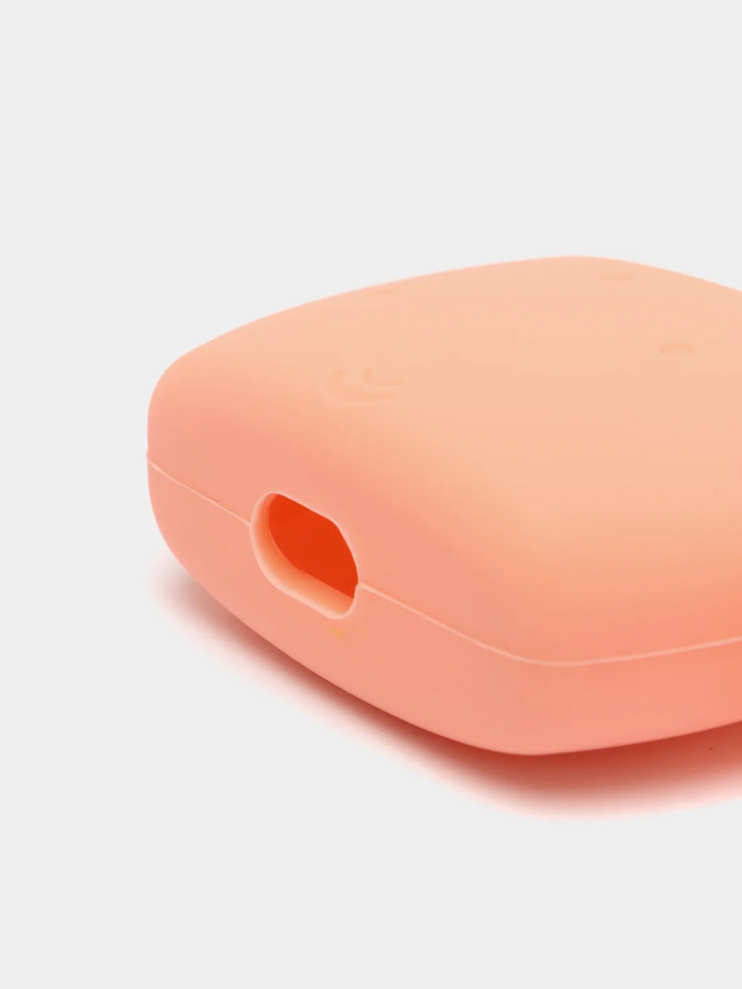 Вишнёвый чехол для беспроводных наушников Apple AirPods 1, 2, с карабином, силиконовый