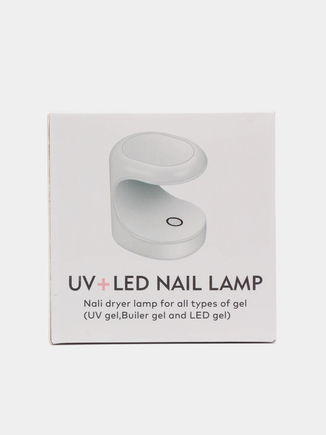 Белый мини UV/LED лампа для маникюра и педикюра