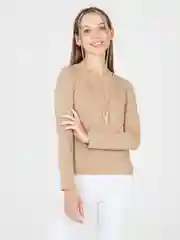 Карамельный лонгслив женский, с длинным рукавом