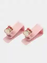 Розовый крючок надверный 7,5x2,5x4,5 см, 2 штуки