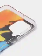 Желтый чехол прозрачный с рисунком Samsung Galaxy A22 4G, M22, M32, Самсунг Галакси А22, М22, М32
