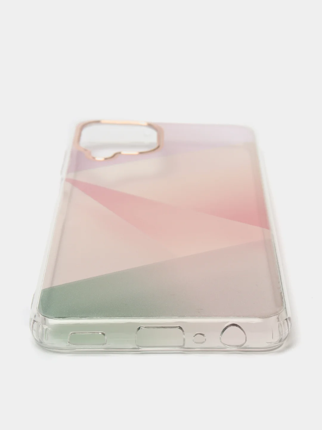 Пудровый чехол прозрачный с рисунком Samsung Galaxy A22 4G, M22, M32, Самсунг Галакси А22, М22, М32