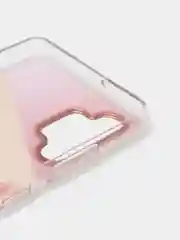 Пудровый чехол Samsung Galaxy A32, Самсунг Галакси А32 твердый, прозрачный, с рисунком