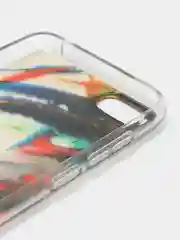 Красный чехол Honor 7A, 7A Prime, 7S, Huawei Y5 2018, Lite, Y5 Prime, прозрачный, с рисунком