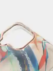 Красный чехол прозрачный с рисунком Samsung Galaxy A22 4G, M22, M32, Самсунг Галакси А22, М22, М32