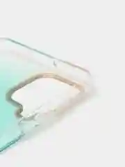 Мятный чехол прозрачный с рисунком Samsung Galaxy A22 4G, M22, M32, Самсунг Галакси А22, М22, М32