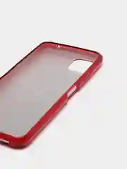 Красный чехол блестящий Samsung Galaxy A22S, A22 5G накладка с блёстками