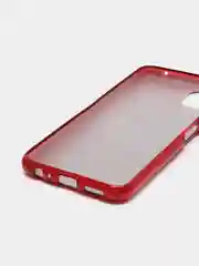Красный чехол блестящий Samsung Galaxy A22S, A22 5G накладка с блёстками