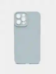 Голубой силиконовый чехол для iPhone 7, 8, SE2, XR, 11, 11 Pro Max, 12 Pro Max, закрытый низ