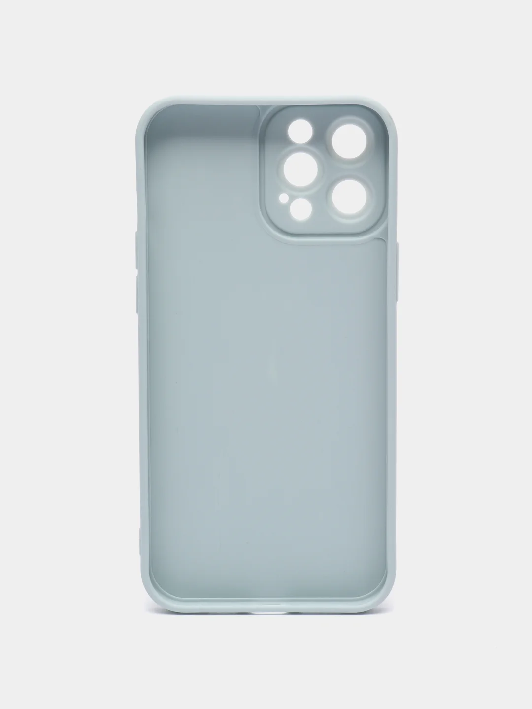 Голубой силиконовый чехол для iPhone 7, 8, SE2, XR, 11, 11 Pro Max, 12 Pro Max, закрытый низ