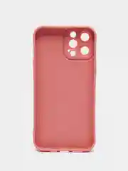 Розовый силиконовый чехол для iPhone 7, 8, SE2, XR, 11, 11 Pro Max, 12 Pro Max, закрытый низ