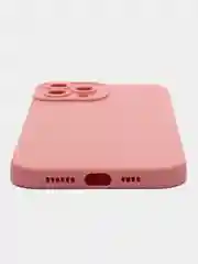 Розовый силиконовый чехол для iPhone 7, 8, SE2, XR, 11, 11 Pro Max, 12 Pro Max, закрытый низ