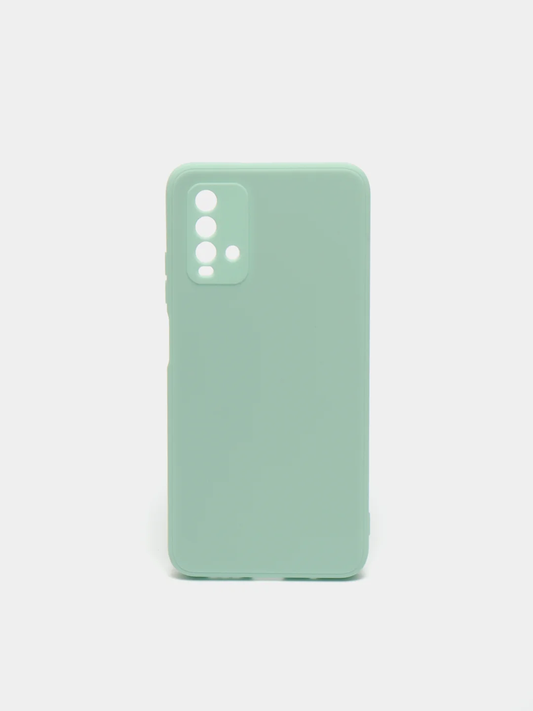 Мятный чехол на Xiaomi Redmi 9T c бархатистым покрытием внутри