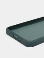 Тёмно-зелёный чехол для POCO M3 с бархатистым покрытием внутри
