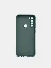 Тёмно-зелёный чехол на Хiaomi redmi note 8Т с бархатистым покрытием внутри