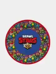 Тарелки одноразовые в стиле Brawl Stars, 23 см