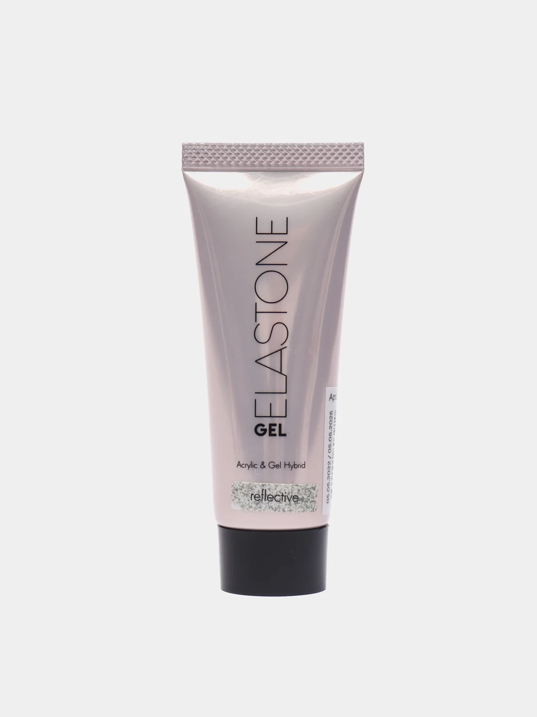 Серебряный акригель с блестками Runail Professional Elastone Gel, 18 мл
