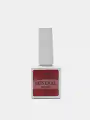 Багровый гель лак Runail Professional "Mineral", с текстурой природного камня